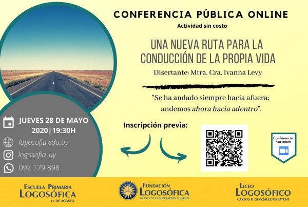 invitación a conferencia logosofia zoom